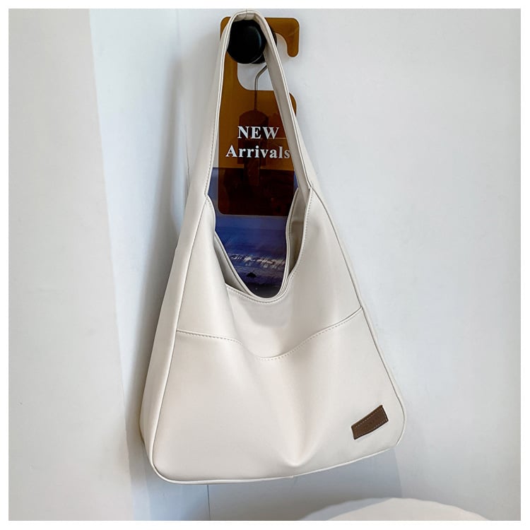 alwaysdwell™ - Simple PU leather tote bag