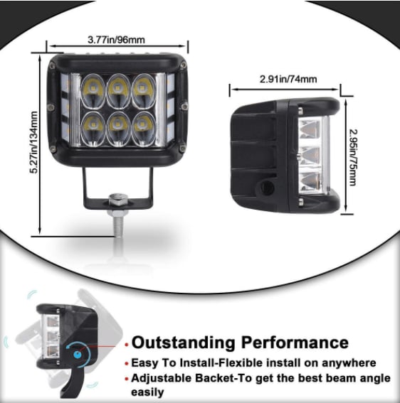 alwaysdwellTM - 🎁Car double-sided LED dual-color light