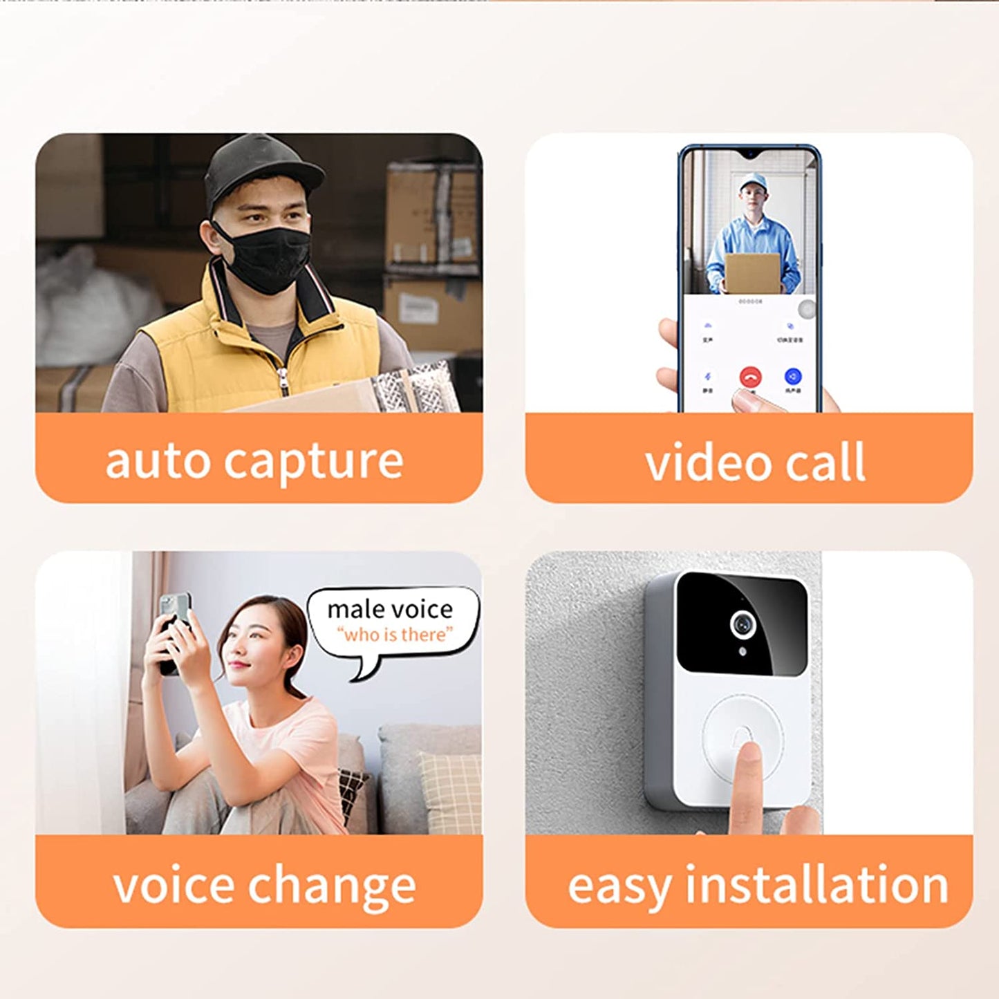 alwaysdwellTM - Wireless Video Doorbell With Camera