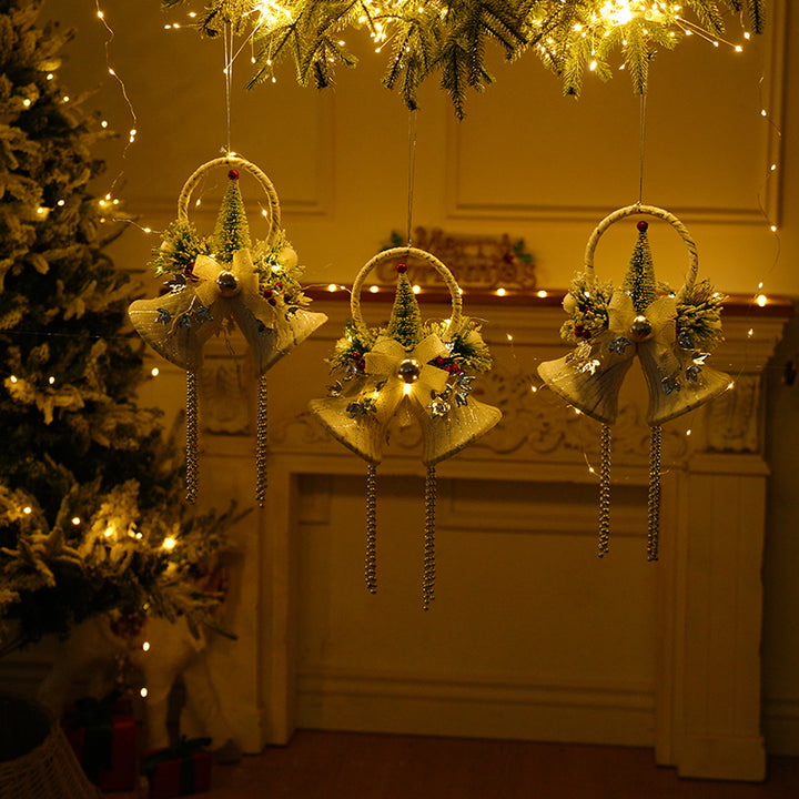 alwaysdwellTM - ON SALE🔥 New Christmas Decorations White Bell Hanging Ornaments