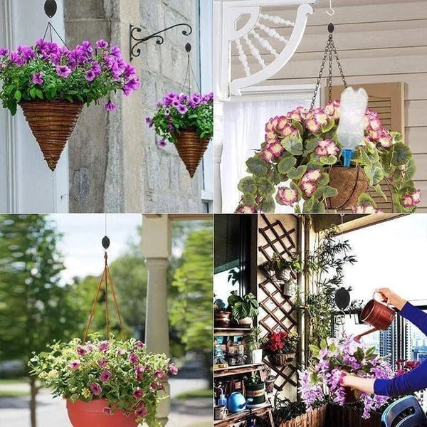 alwaysdwellTM - 🌳Plant Pulley Set For Garden Baskets Pots, Birds Feeder