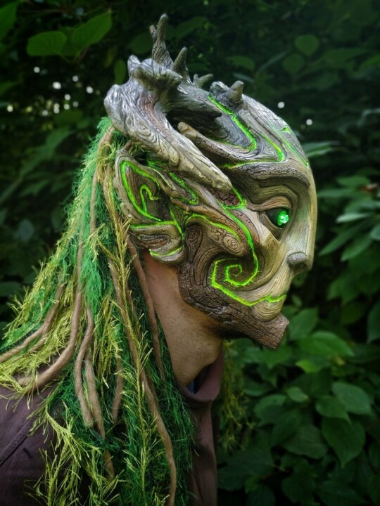 alwaysdwellTM - Green Man Forest Spirit Mask Costume Accessories Masks