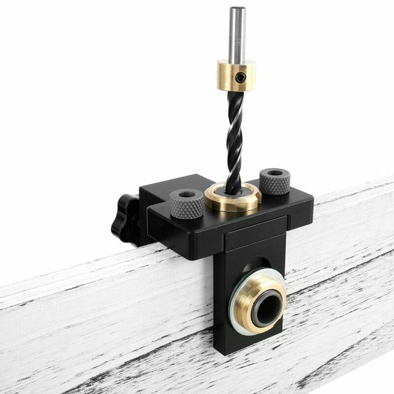 alwaysdwellTM - 3 in 1 adjustable woodworking drill finder punching tool