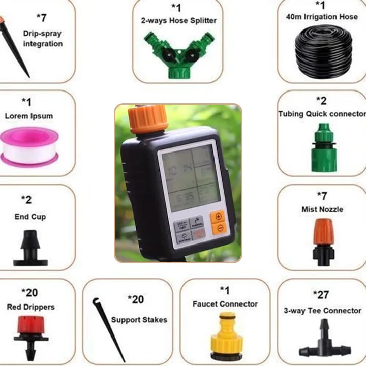 alwaysdwellTM - 🔥Summer Sale-49% OFF🔥Mist Cooling Automatic Irrigation System