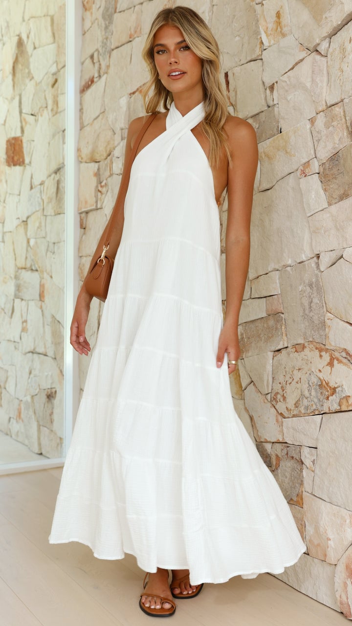 alwaysdwellTM - 💥Moniqua Maxi Dress - White