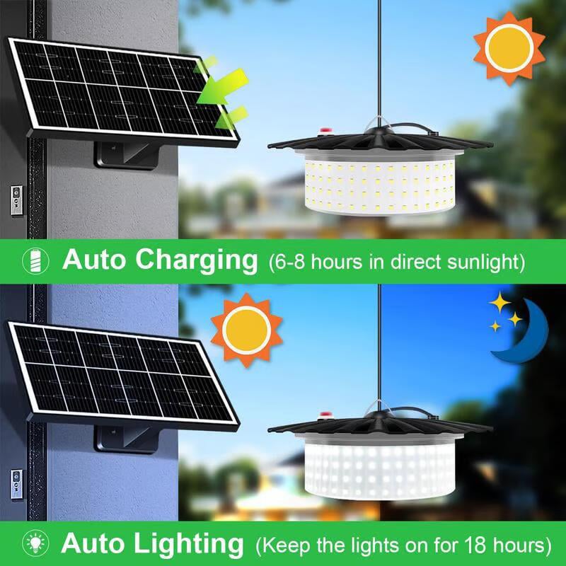 alwaysdwellTM - 🔥2025 HOT SALE-49% OFF🔥224-LED Solar Pendant Light with Moving Sensor