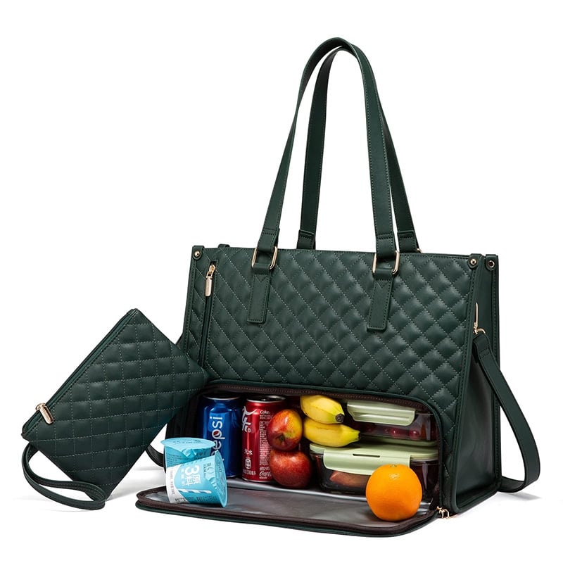 AlwaysdwellTM - 🍱 The Ultimate 2-in-1 Tote Bag – Where Elegance Meets Functionality! 🍽️