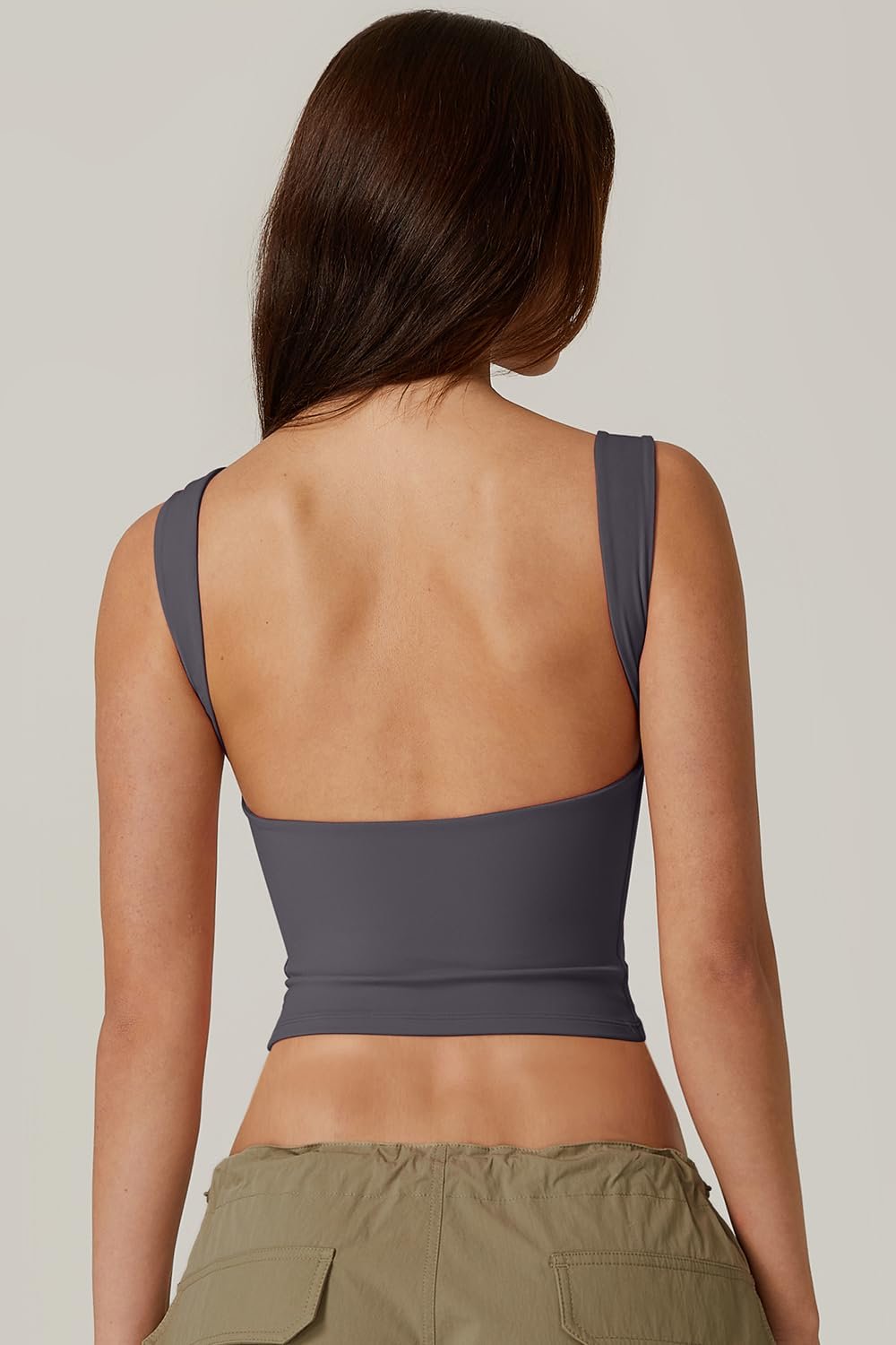 alwaysdwellTM - 🔥Hot sale🔥Sexy backless sleeveless short vest high collar slim short T-shirt