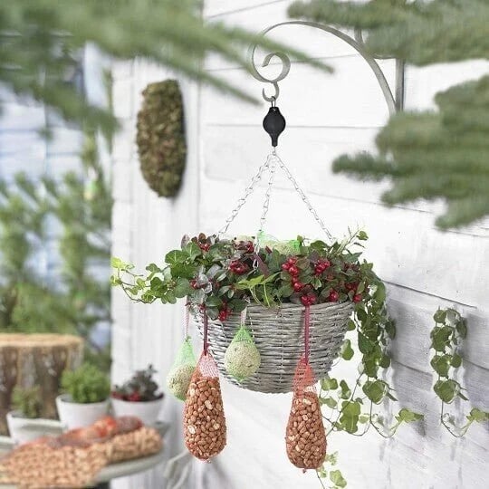 alwaysdwellTM - 🌳Plant Pulley Set For Garden Baskets Pots, Birds Feeder