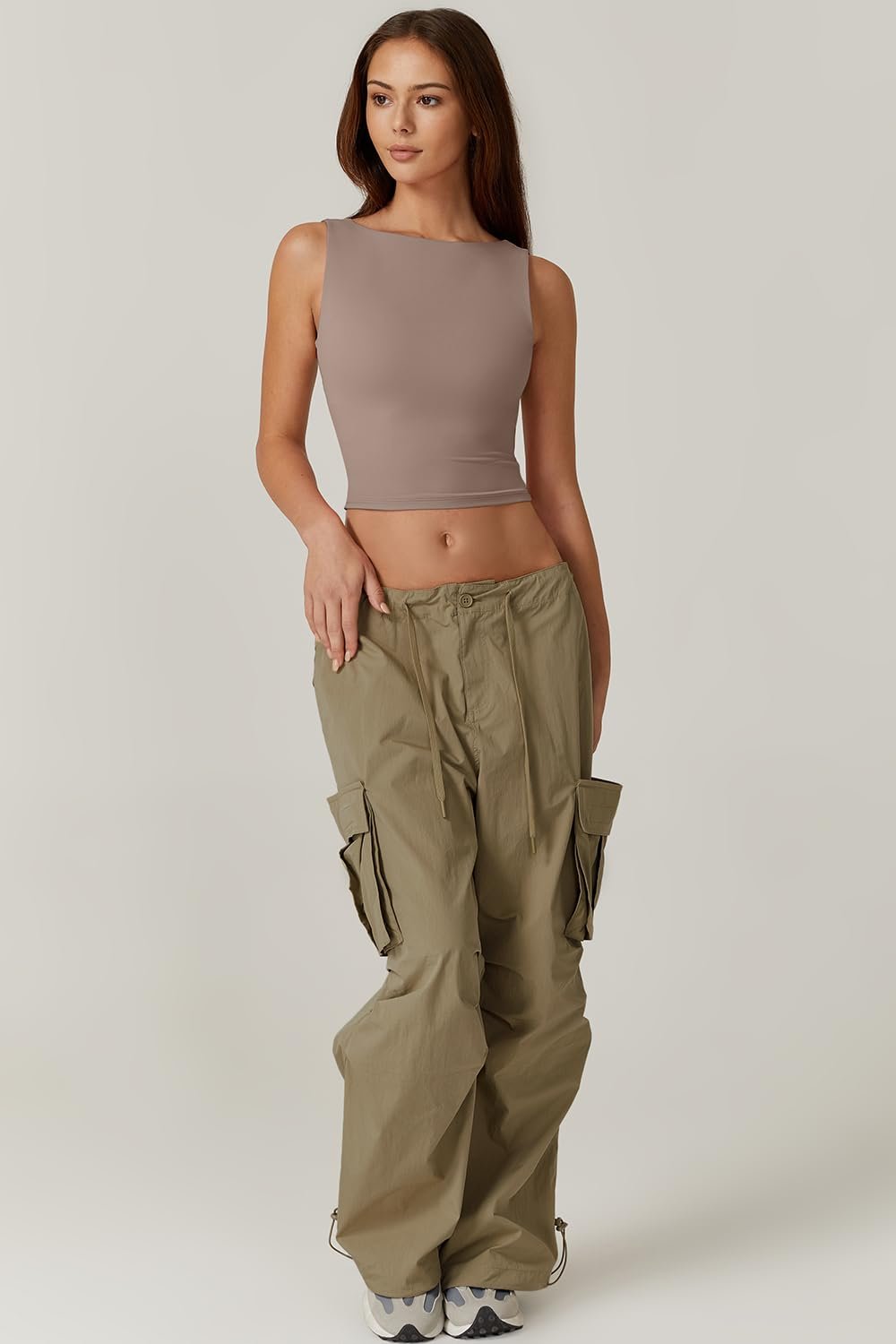 alwaysdwellTM - 🔥Hot sale🔥Sexy backless sleeveless short vest high collar slim short T-shirt