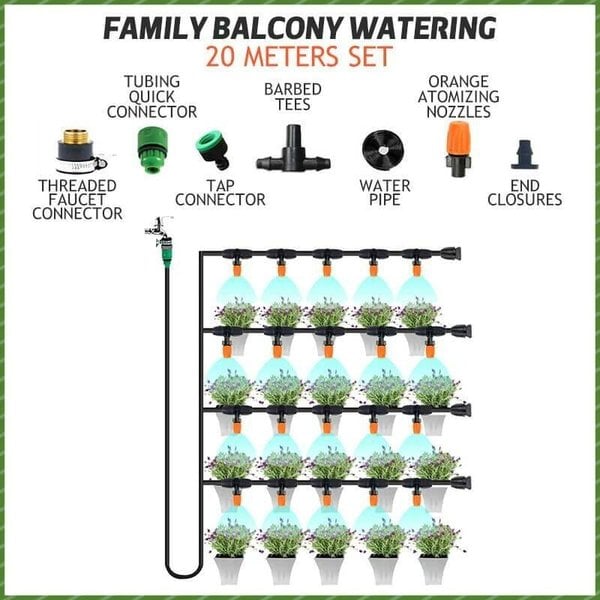 alwaysdwellTM - 🔥Summer Sale-49% OFF🔥Mist Cooling Automatic Irrigation System