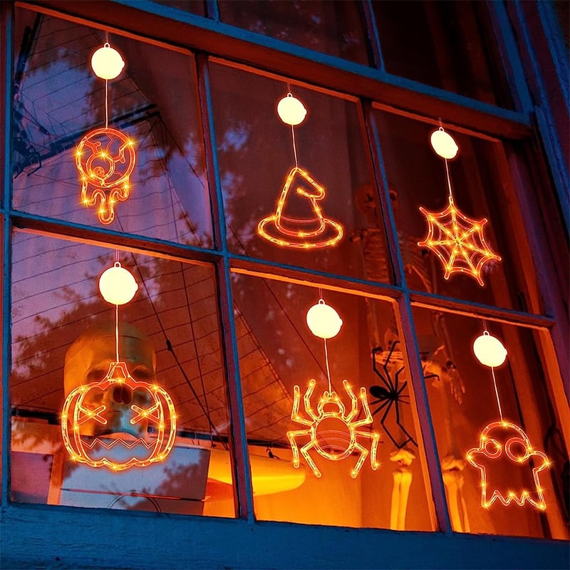 alwaysdwellTM - 【Halloween🎃】Upgrade Halloween Window Lights Decorations
