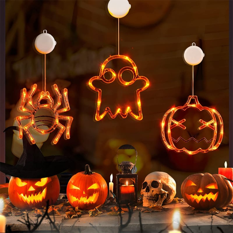 alwaysdwellTM - 【Halloween🎃】Upgrade Halloween Window Lights Decorations