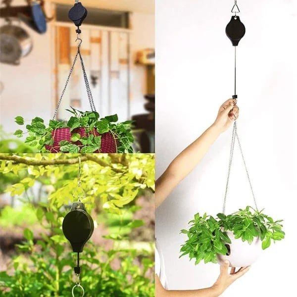 alwaysdwellTM - 🌳Plant Pulley Set For Garden Baskets Pots, Birds Feeder