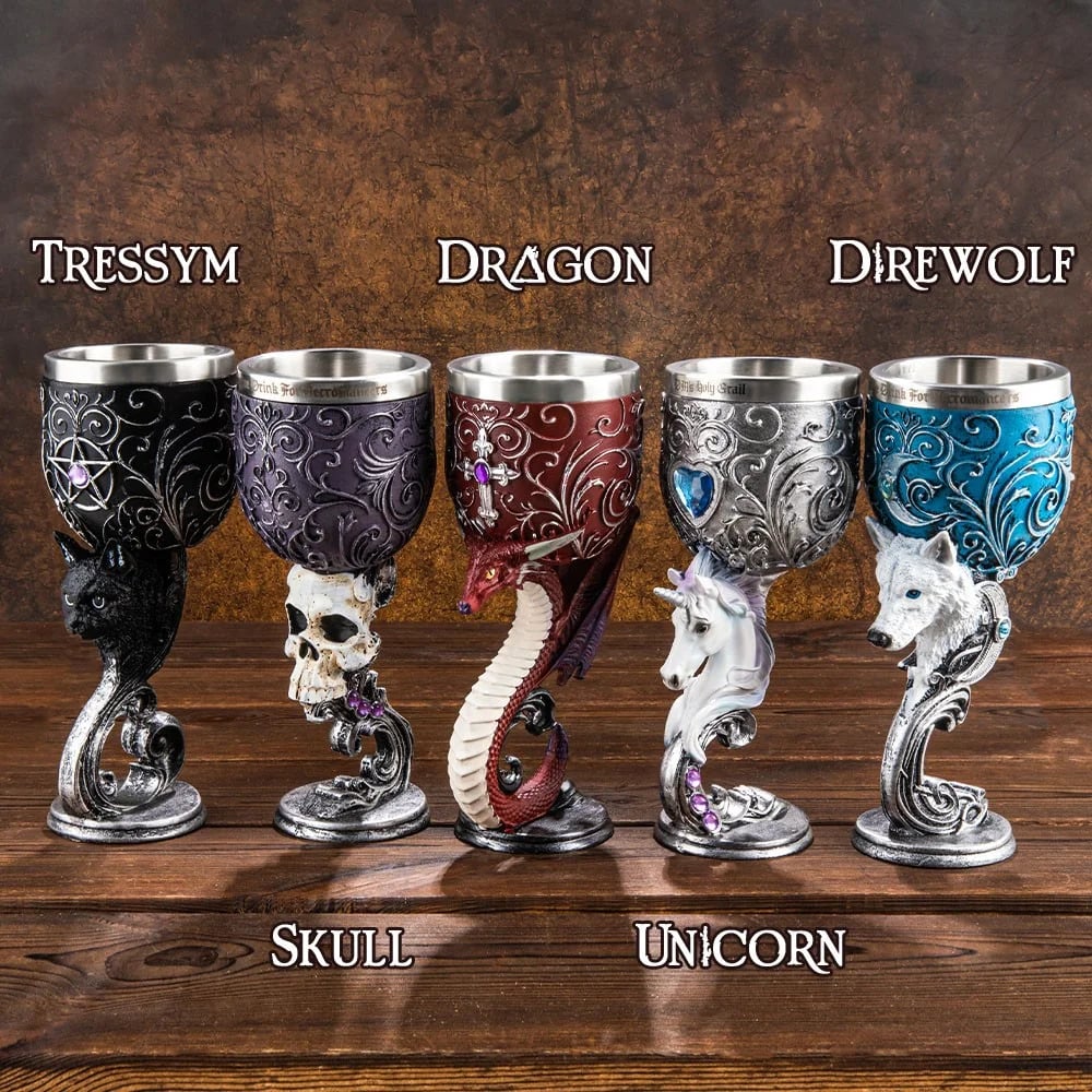 alwaysdwellTM - š„Hot saleā¤ļøāš„Magic Style Stainless Steel Decorative Goblet