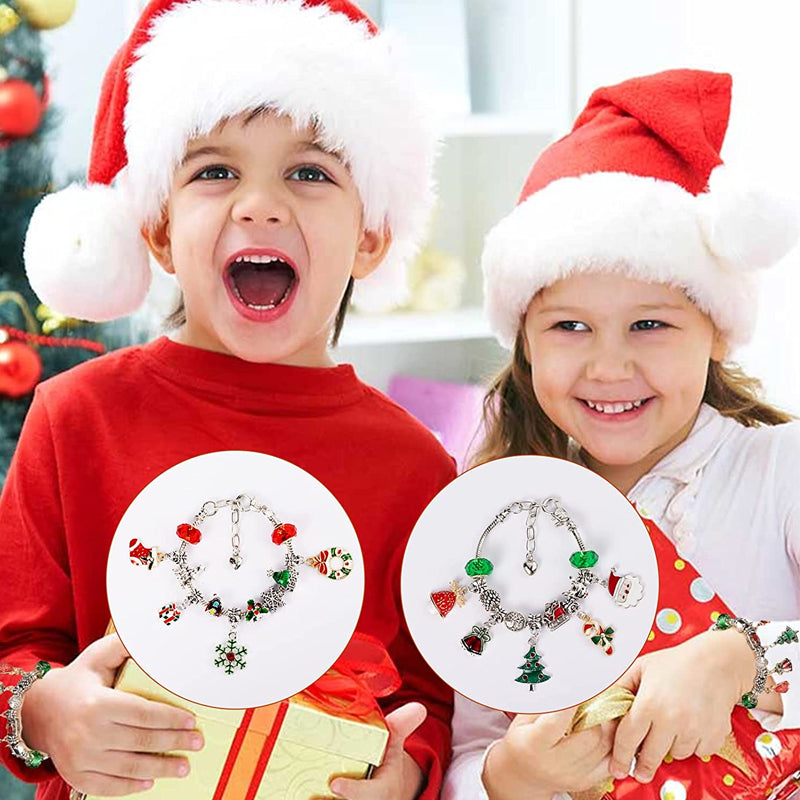 alwaysdwellTM - DIY 24 Days Christmas Countdown Calendar Bracelets Set
