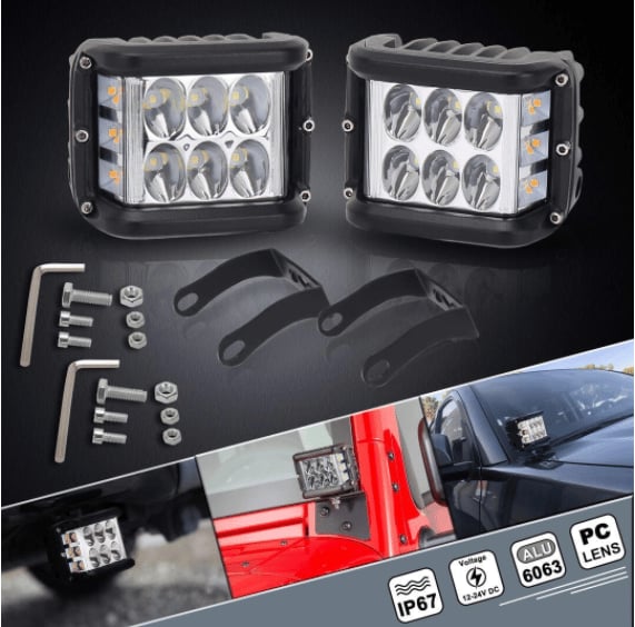 alwaysdwellTM - 🎁Car double-sided LED dual-color light