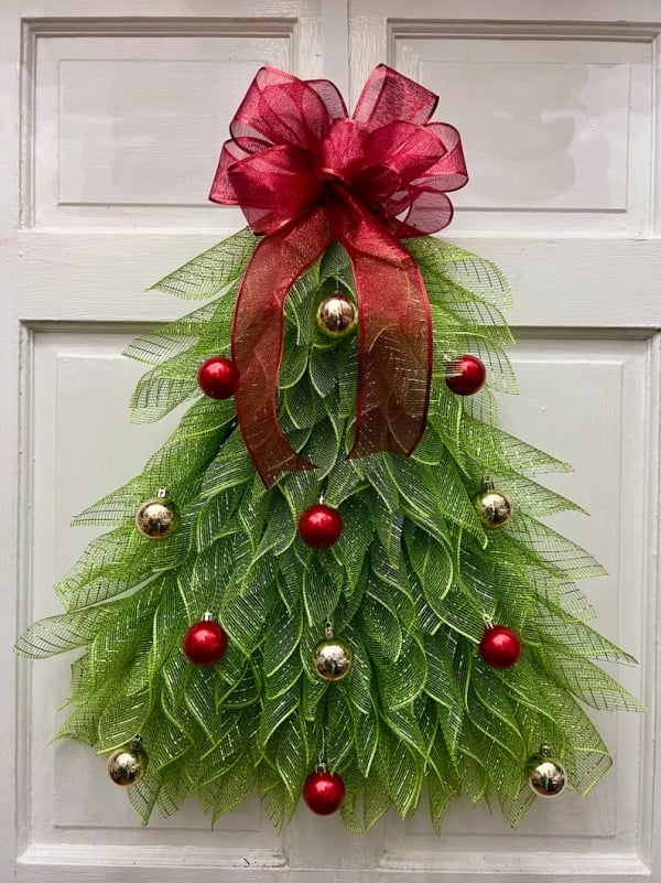 alwaysdwellTM - 🔥Hot Sale 40% OFF-🎄Handmade Christmas Tree Wreath for Front Door