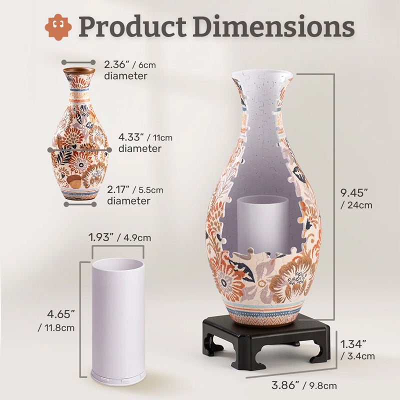 alwaysdwellTM - 🧩3D Art Puzzle Vase