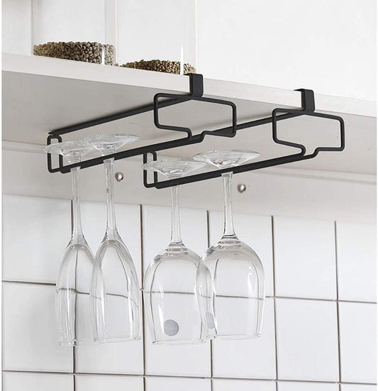 alwaysdwellTM - 💕Under Cabinet Wine Glass Holder