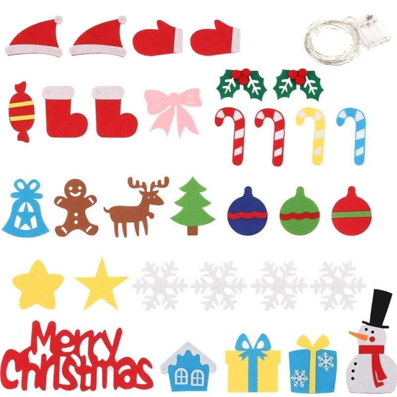 alwaysdwellTM - DIY Felt Christmas Tree Set
