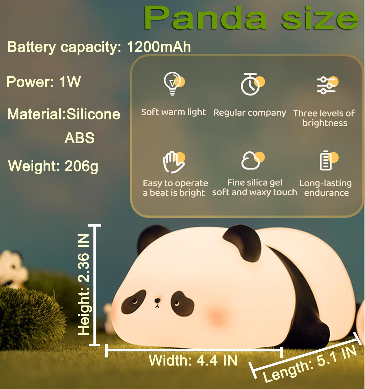 alwaysdwellTM - ❤️Mother's Day Sale 60% OFF❤️Lazy Panda Night Lamp - BUY 2 GET 10% OFF & FREE SHIPPING