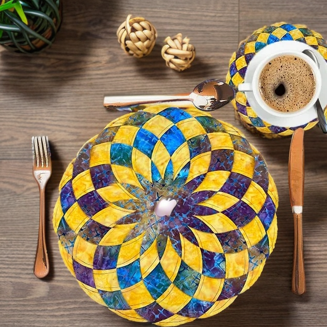alwaysdwellTM - Unique Woven Placemat Template - With Instructions