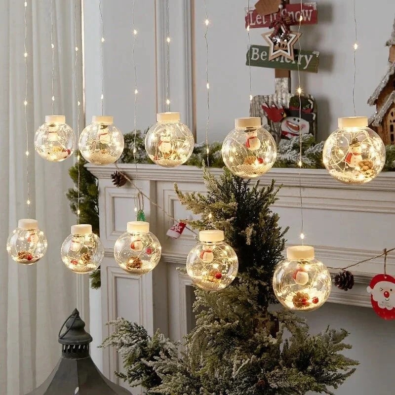 alwaysdwellTM - 🎄Christmas Led Wishing Ball String Lights Decorations