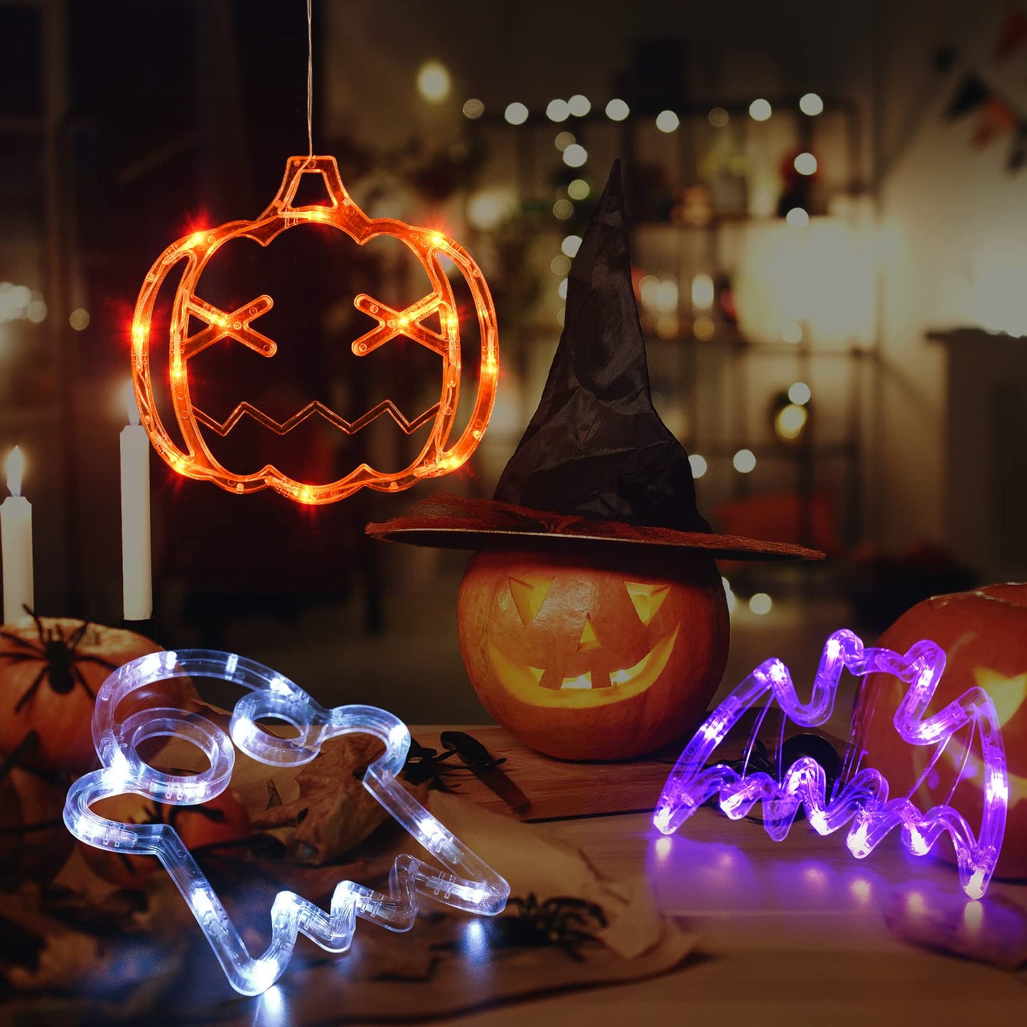 alwaysdwellTM - 【Halloween🎃】Upgrade Halloween Window Lights Decorations