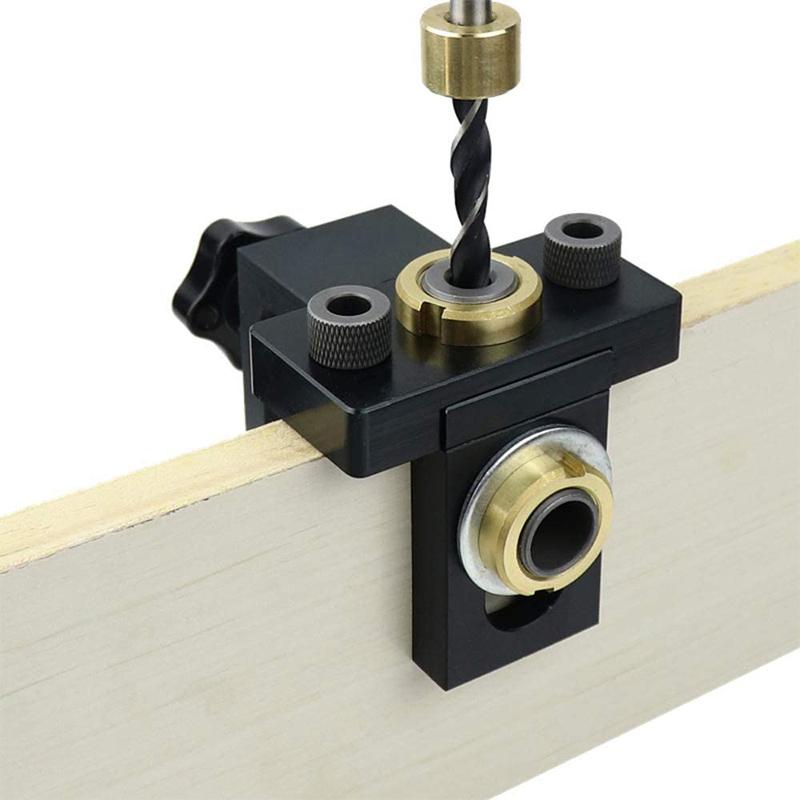alwaysdwellTM - 3 in 1 adjustable woodworking drill finder punching tool