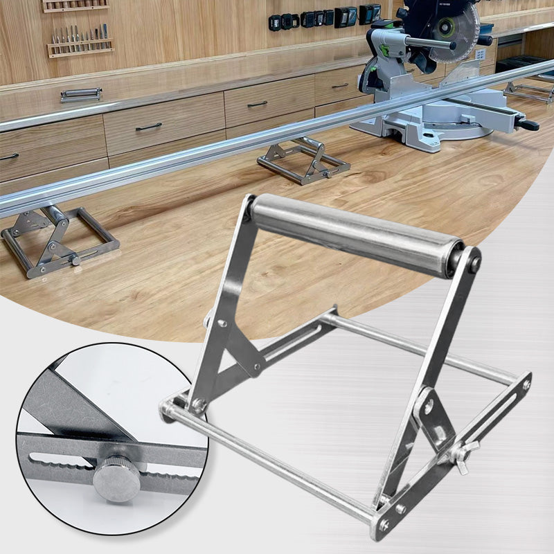 alwaysdwellTM - Foldable Stainless Steel Stand with One Roller - Cutting Machine Companion