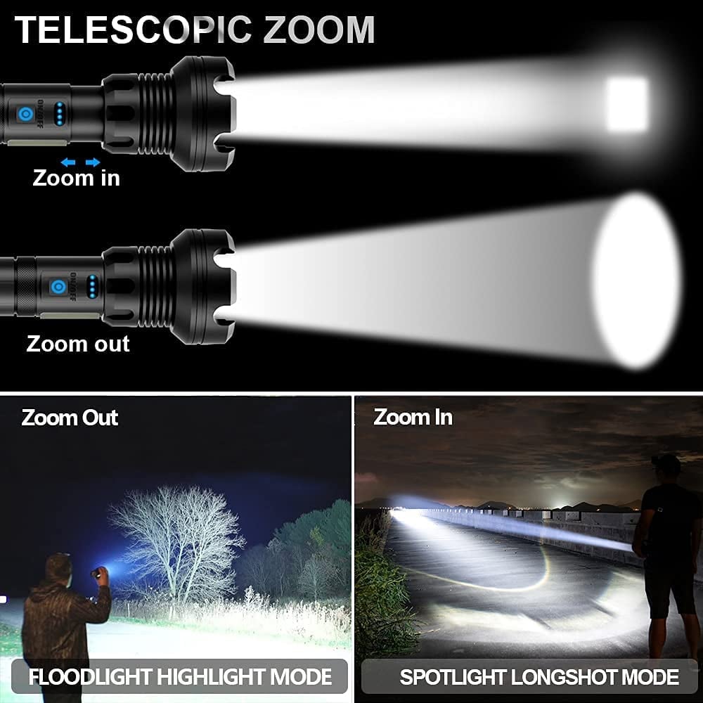 alwaysdwellTM - 🎁LED Rechargeable Tactical Laser Flashlight