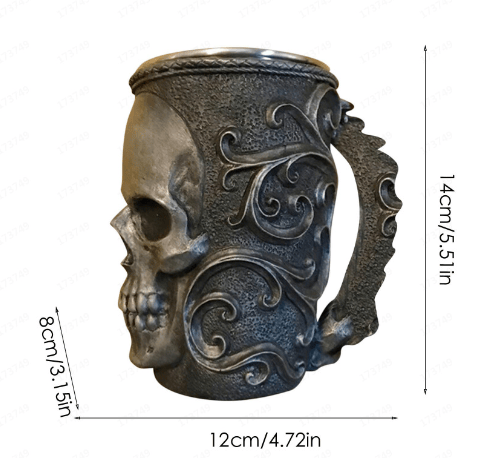 alwaysdwellTM - Necromancer Skull Mug Handicraft Cup Zombie Style