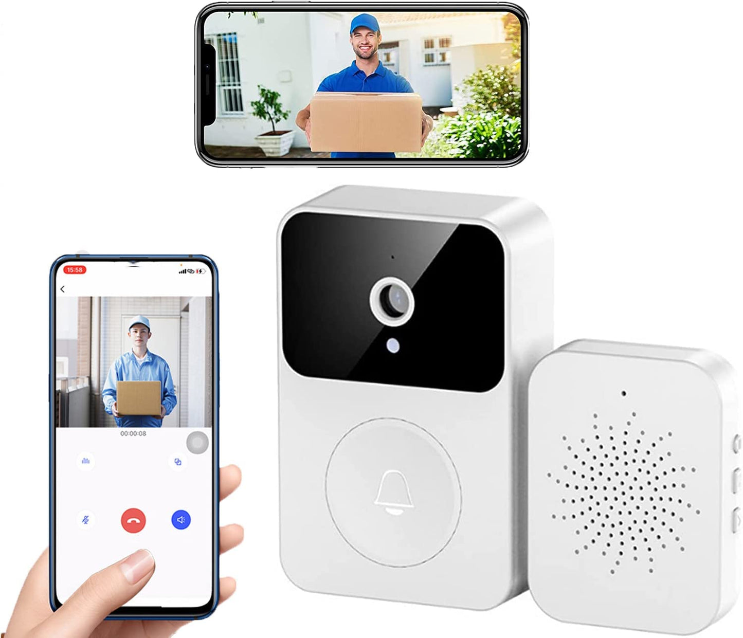alwaysdwellTM - Wireless Video Doorbell With Camera
