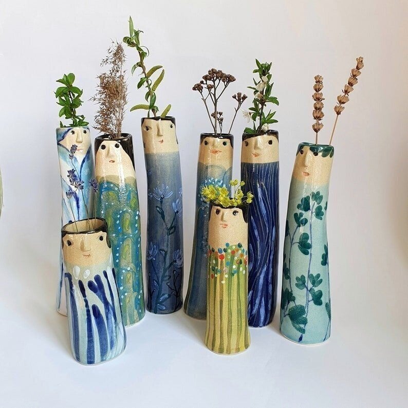 alwaysdwellTM - 🎁Mother's Day 💐-Spring Family Bud Vases👪
