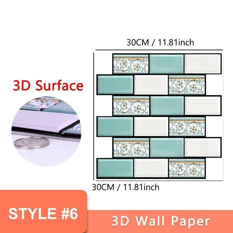 alwaysdwellTM - 🌟Big Sale -3D Peel and Stick Wall Tiles(30cmx30cm)
