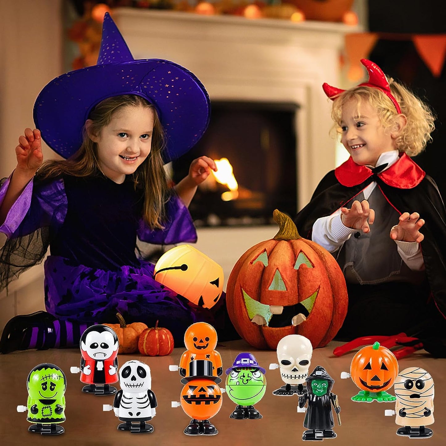 alwaysdwellTM - Halloween pumpkin ghost head toy