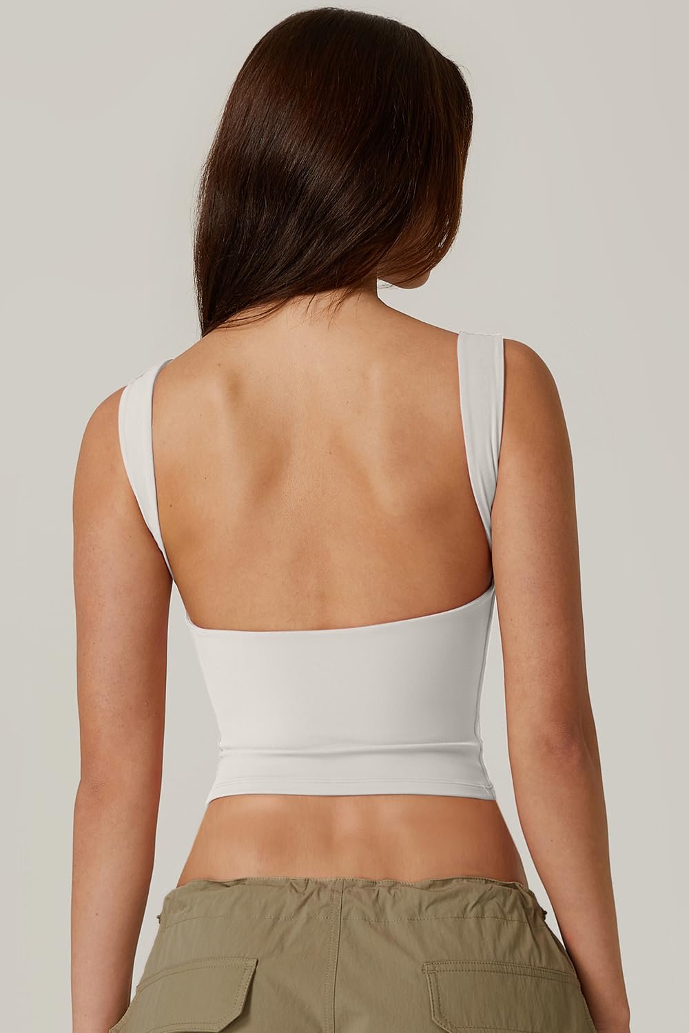 alwaysdwellTM - 🔥Hot sale🔥Sexy backless sleeveless short vest high collar slim short T-shirt