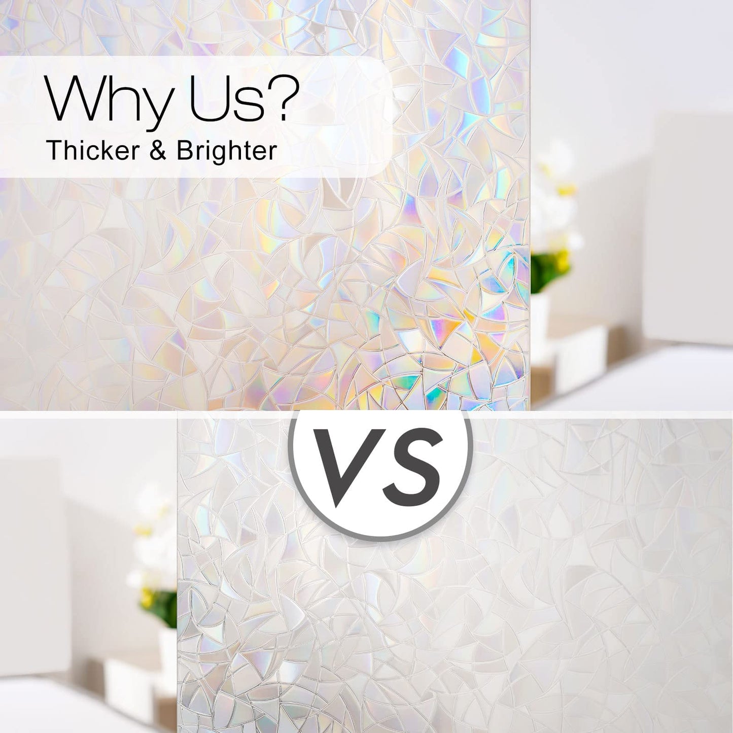 alwaysdwellTM - 3D Rainbow Window Film - BUY MORE SAVE MORE
