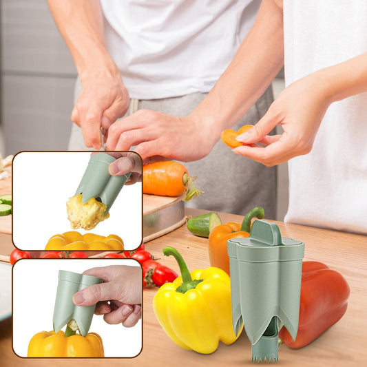 alwaysdwellTM - 2-In-1 Fruit Pepper Corer