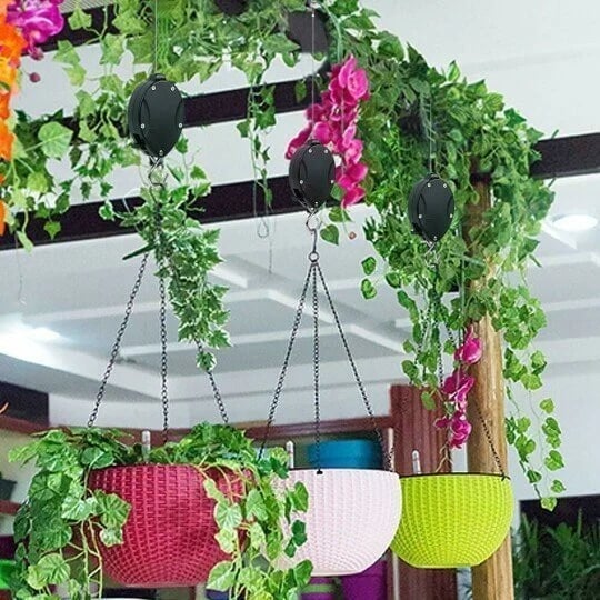 alwaysdwellTM - 🌳Plant Pulley Set For Garden Baskets Pots, Birds Feeder