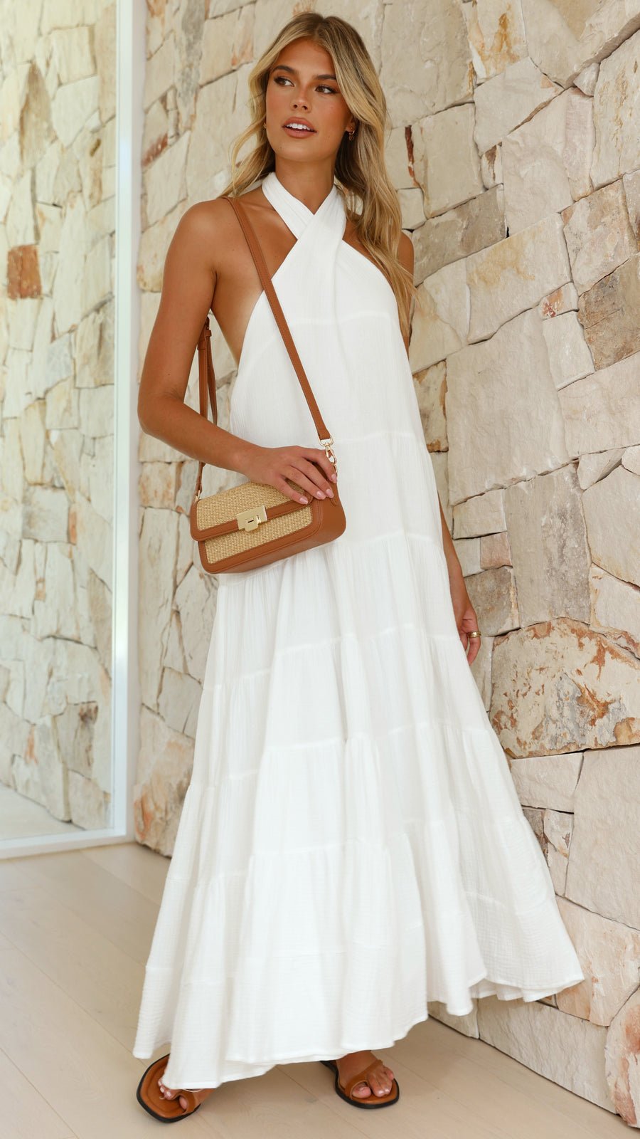 alwaysdwellTM - 💥Moniqua Maxi Dress - White
