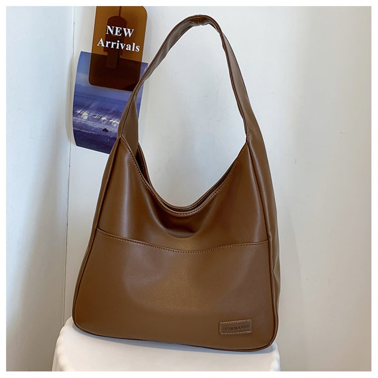 alwaysdwell™ - Simple PU leather tote bag