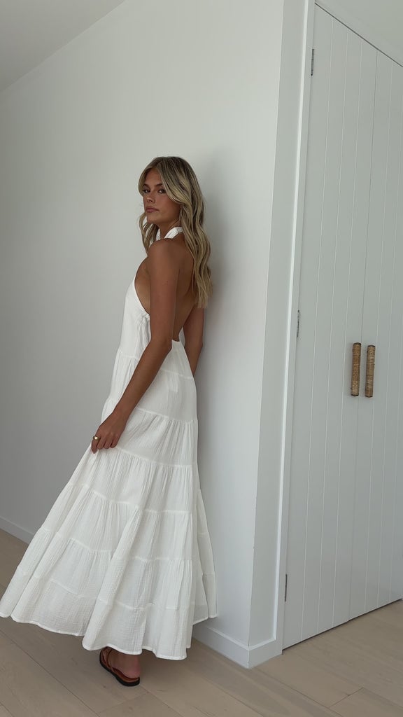 alwaysdwellTM - 💥Moniqua Maxi Dress - White