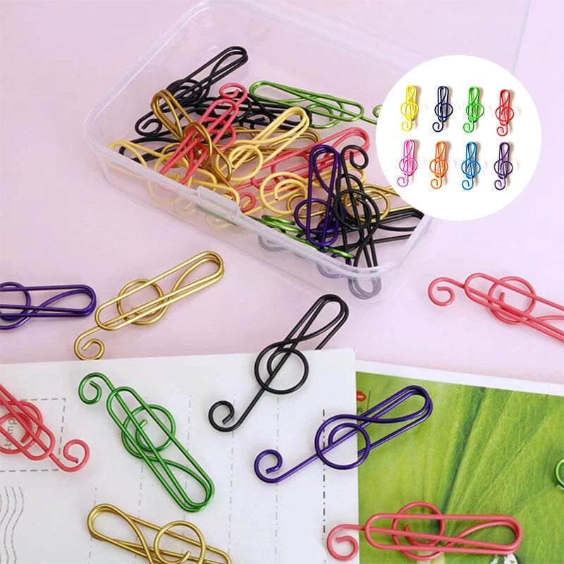 alwaysdwellTM - Music Multicoloured Metal Paper Clips