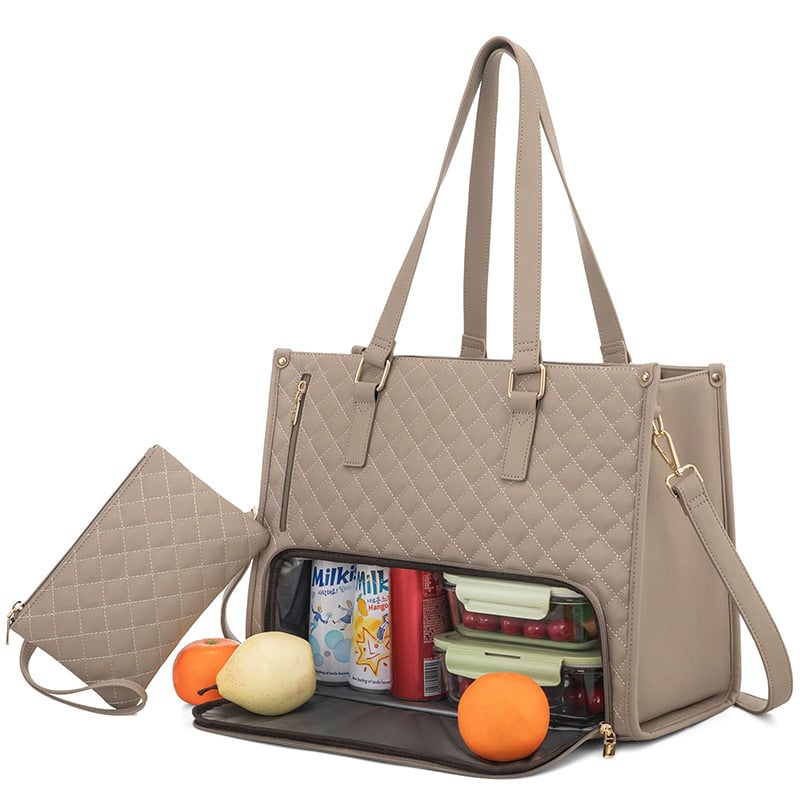 AlwaysdwellTM - 🍱 The Ultimate 2-in-1 Tote Bag – Where Elegance Meets Functionality! 🍽️