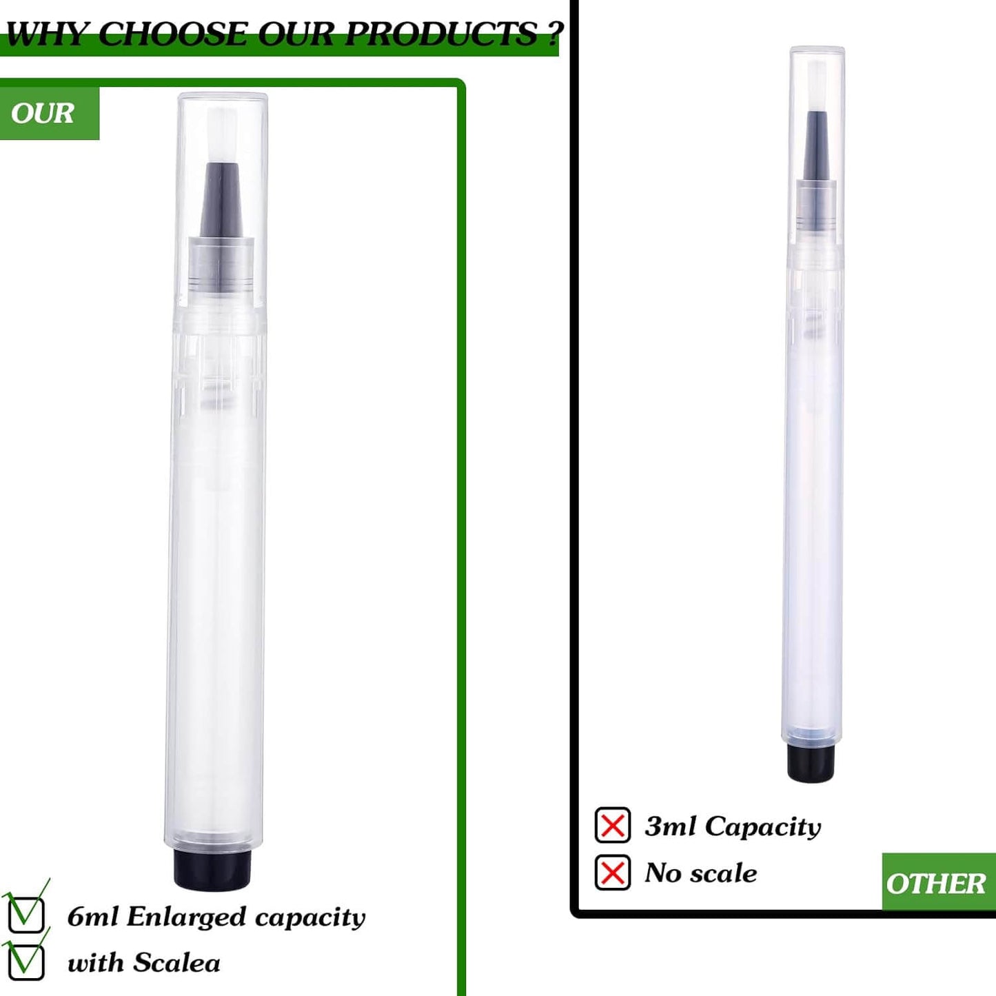alwaysdwellTM - Fillable Touch Up Paint Pen Brush