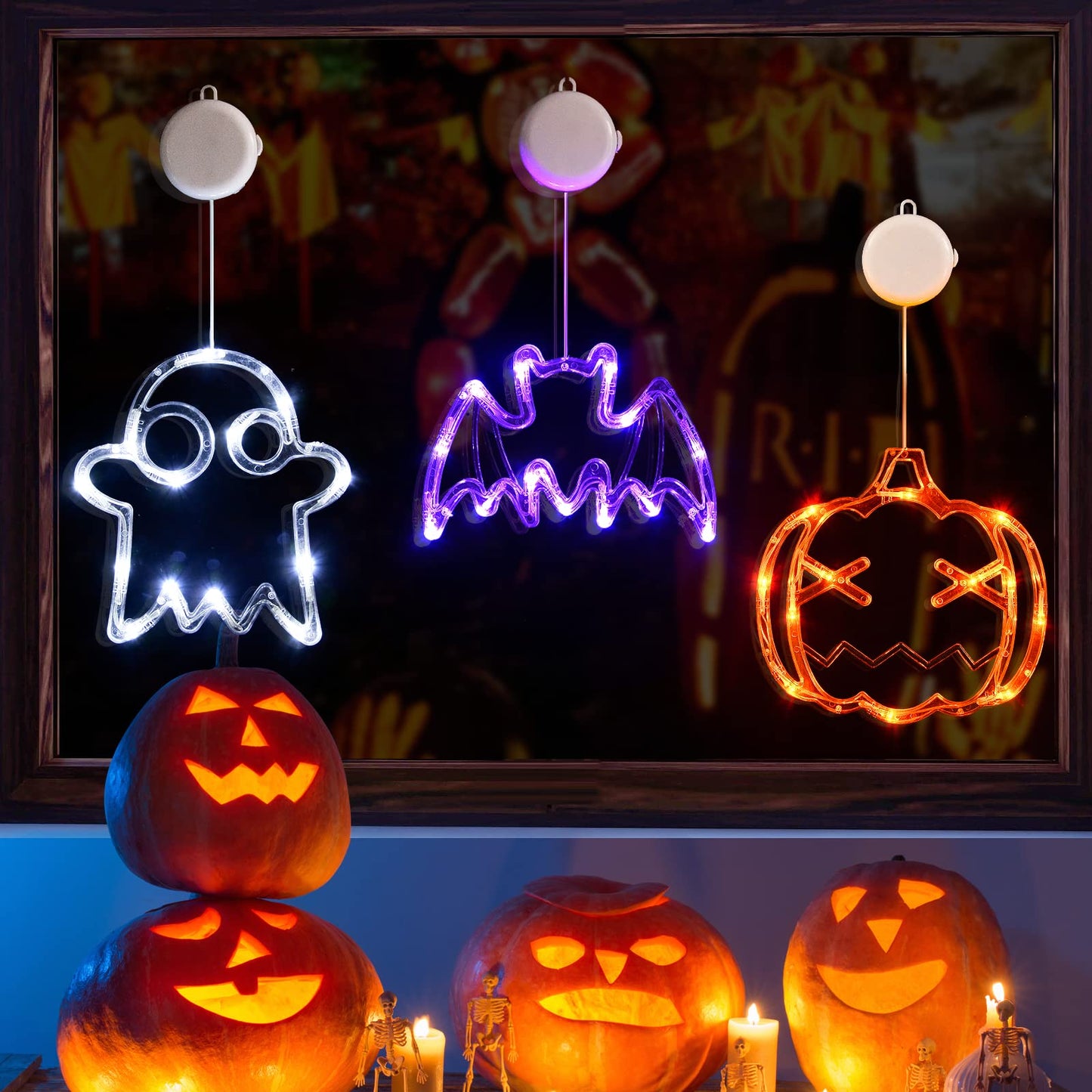 alwaysdwellTM - 【Halloween🎃】Upgrade Halloween Window Lights Decorations