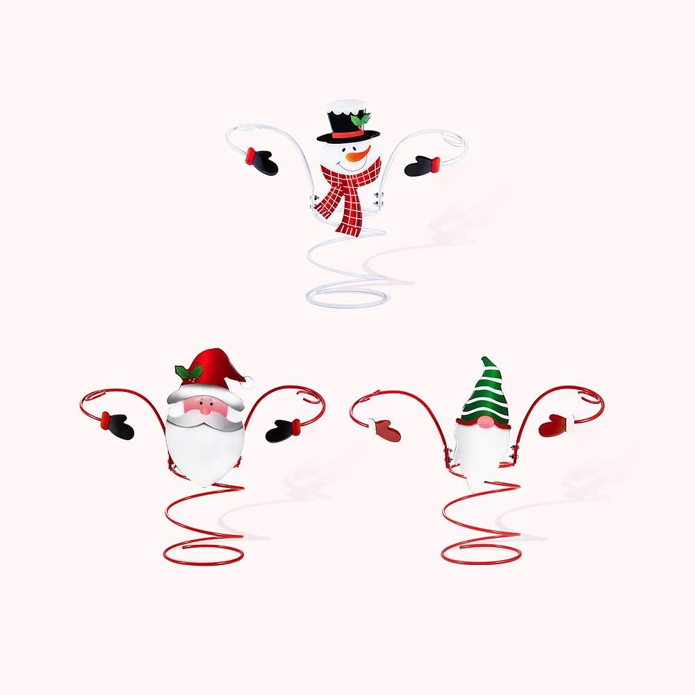 alwaysdwellTM - Holiday Wine Bottle & Glass Holders - Christmas decoration