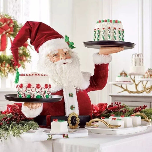 alwaysdwellTM - 🎅Santa Holdings Tray Figurine